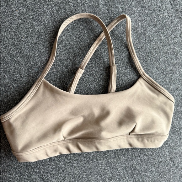 ALO Yoga Taupe Sports Bra - Picture 4 of 6